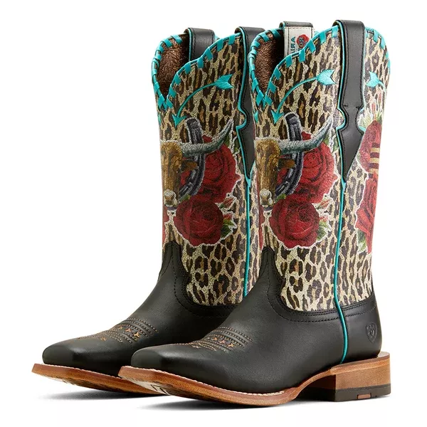 Ariat Women's Black Quincy Square Toe Boot